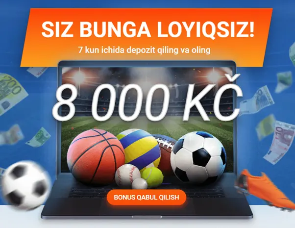 O'zbekistonda Mostbet xush kelibsiz bonusi