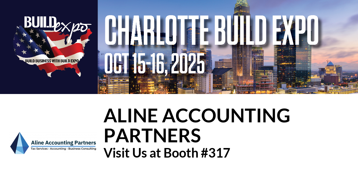 Featured image for “Aline Accounting
Partners invites you to Charlotte Build Expo”