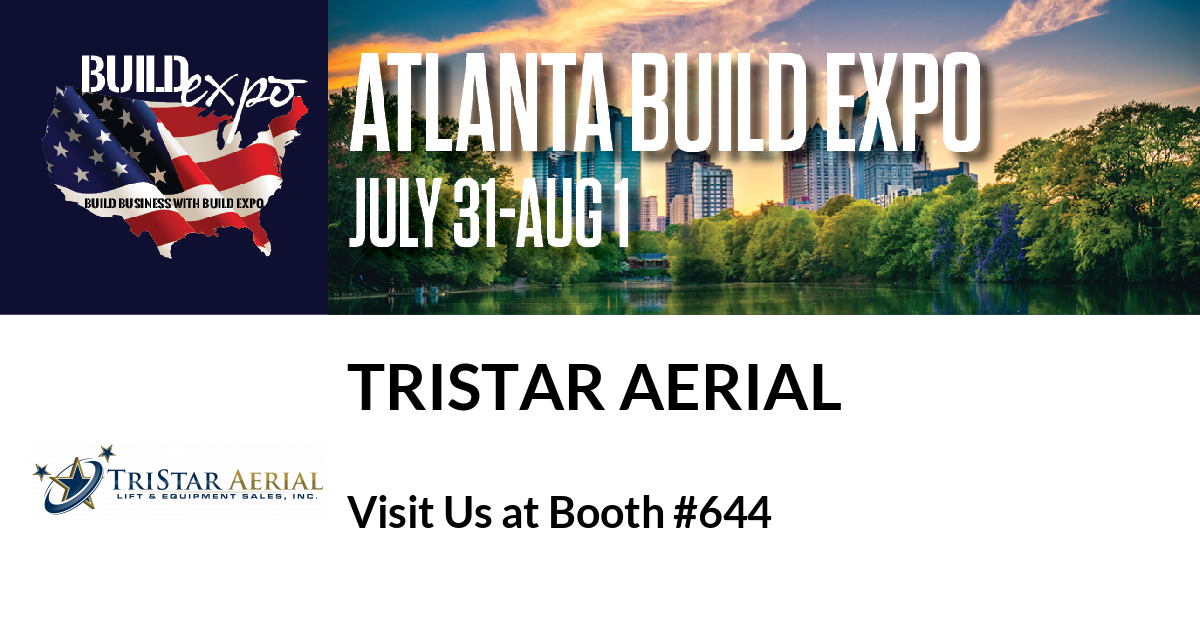 Featured image for “TriStar Aerial invites you to Atlanta Build Expo, July 31-Aug. 1”