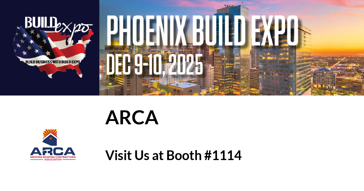 Featured image for “ARCA invites you to Phoenix Build Expo”