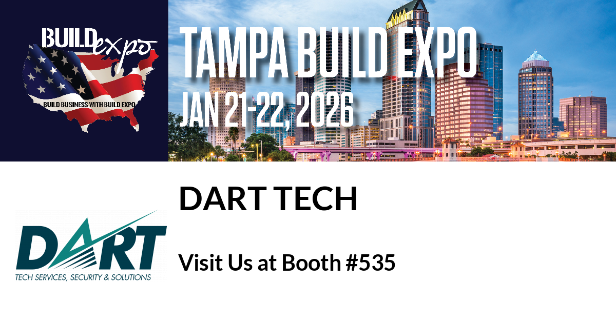 Featured image for “DART Tech invites you to Tampa Build Expo”