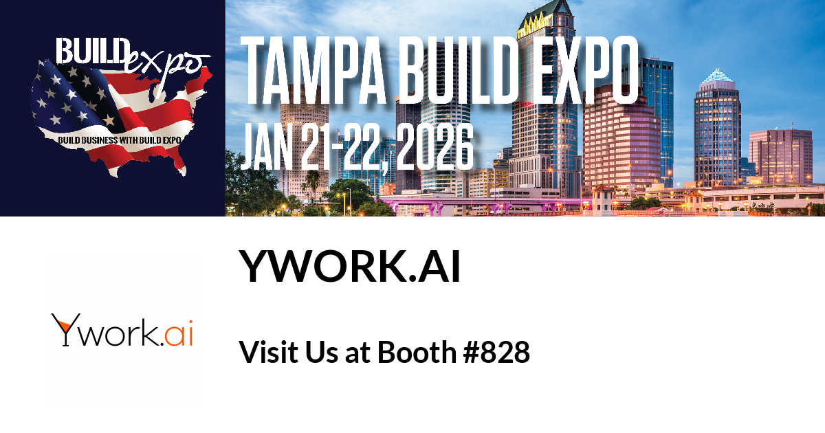 Featured image for “Ywork.ai invites you to Tampa Build Expo”