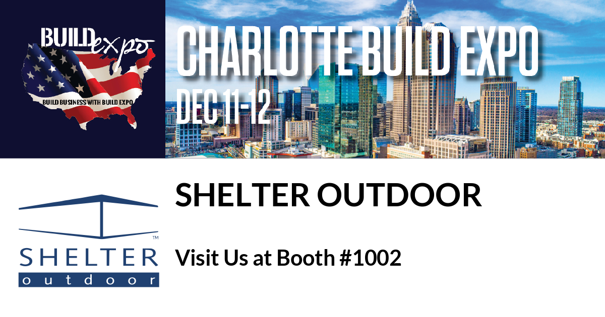 Featured image for “Shelter Outdoor invites you to Charlotte Build Expo, Dec. 11-12”