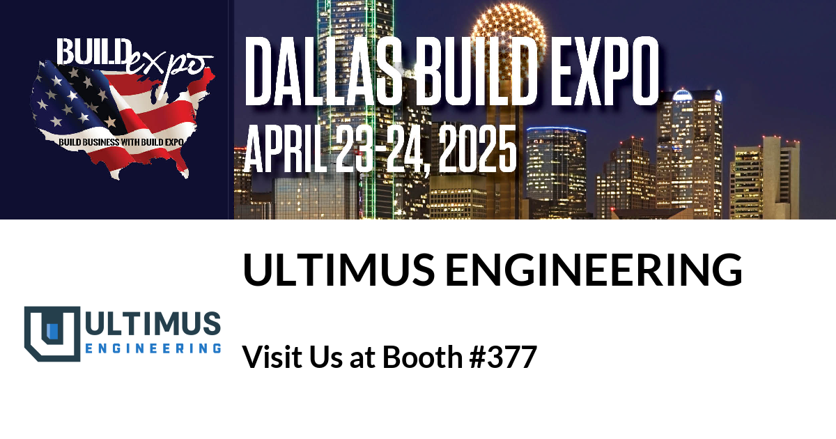 Featured image for “Ultimus Engineering invites you to Dallas Build Expo, April 23-24”