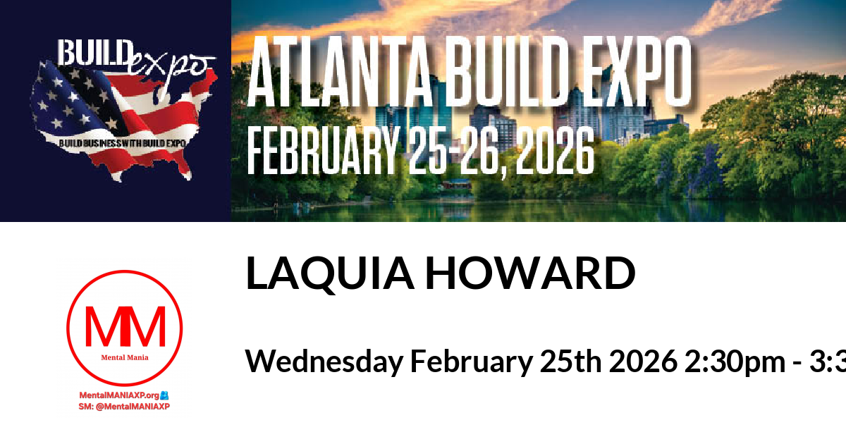 Featured image for “Got MICS Mental Health In Construction Services at the Atlanta Build Expo in Room TBA”