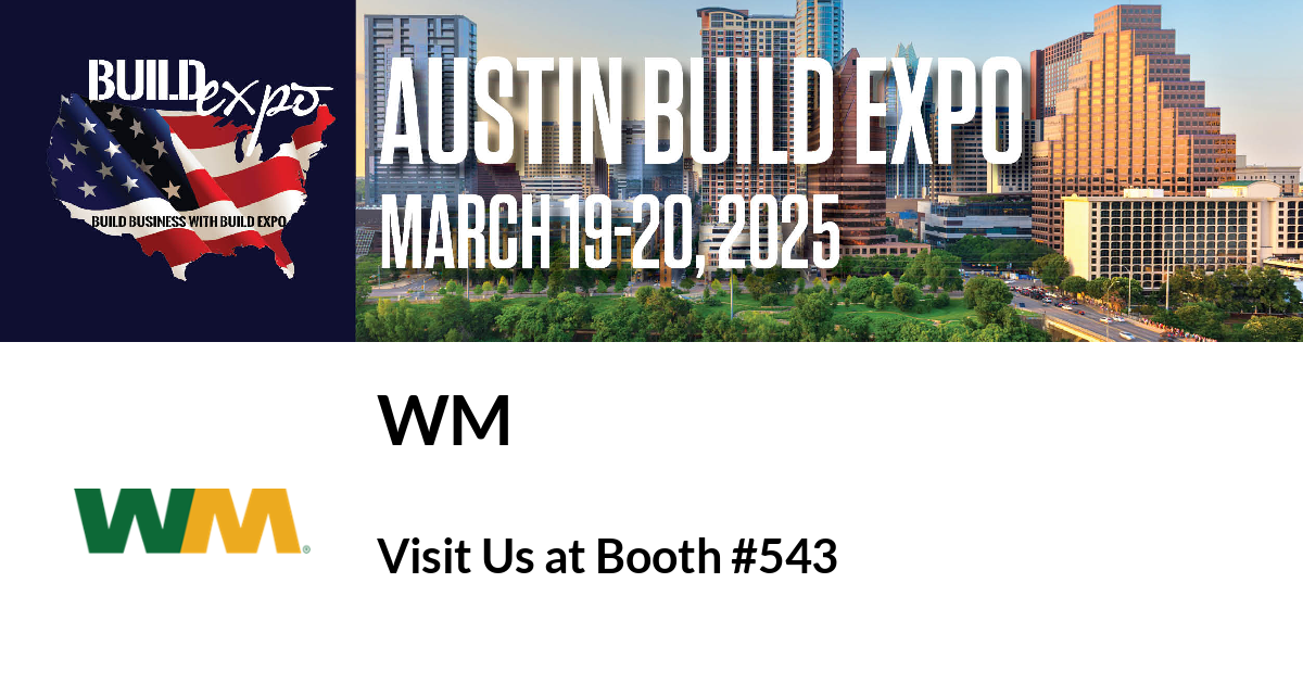 Featured image for “WM invites you to Austin Build Expo, March 19-20”