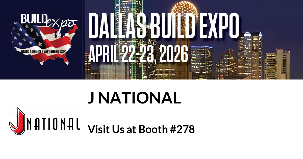 Featured image for “J National invites you to Dallas Build Expo”