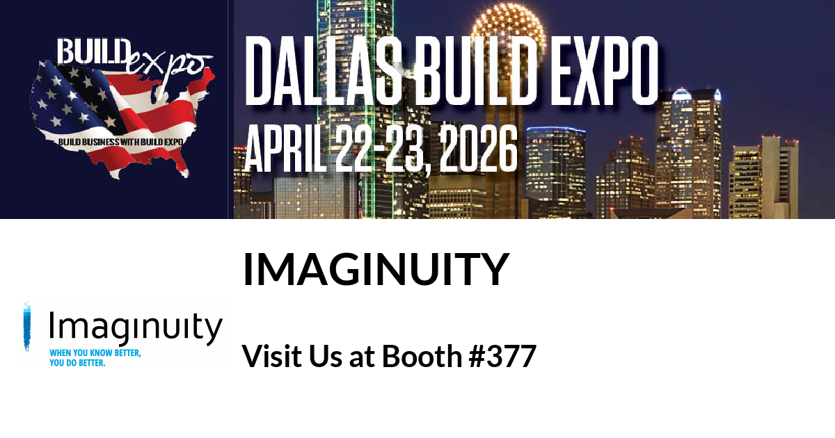 Featured image for “Imaginuity invites you to Dallas Build Expo”