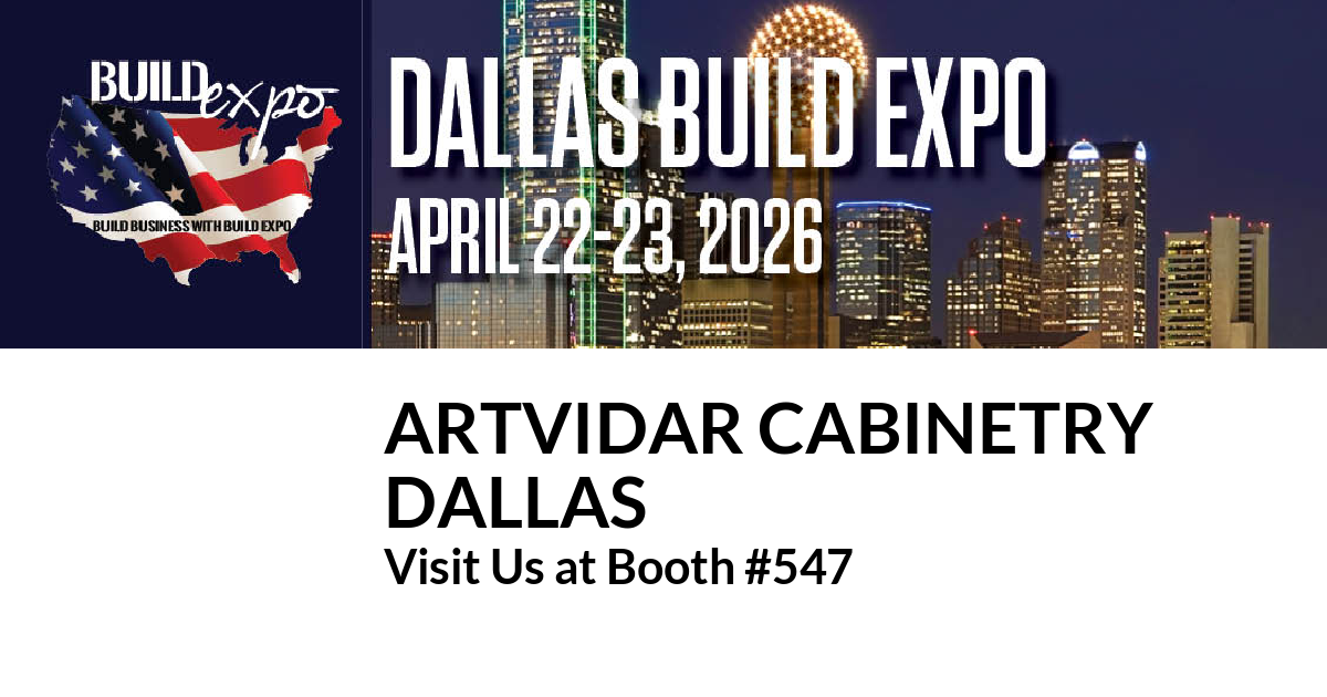 Featured image for “ArtVidar Cabinetry
Dallas invites you to Dallas Build Expo”