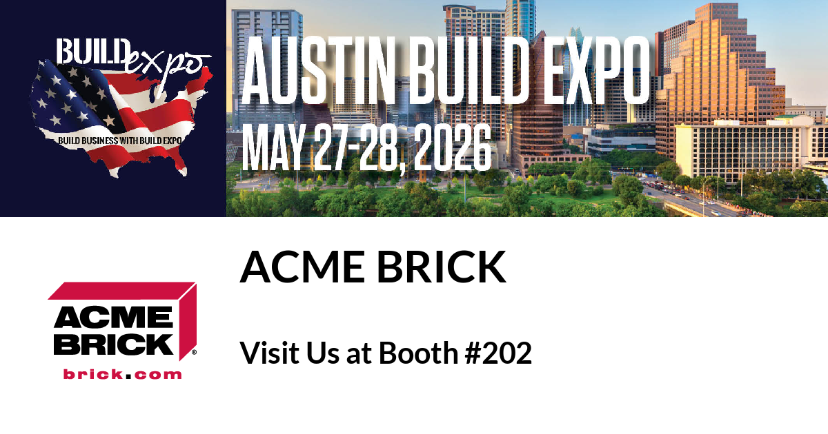 Featured image for “Acme Brick invites you to Austin Build Expo”