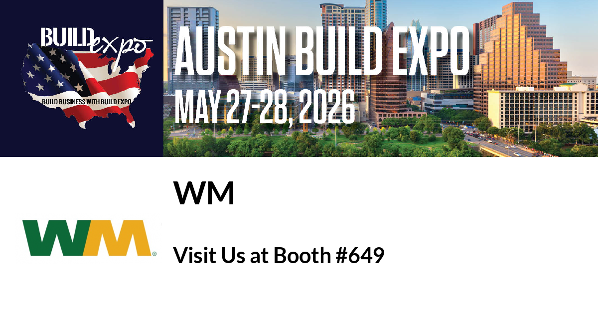 Featured image for “WM invites you to Austin Build Expo”