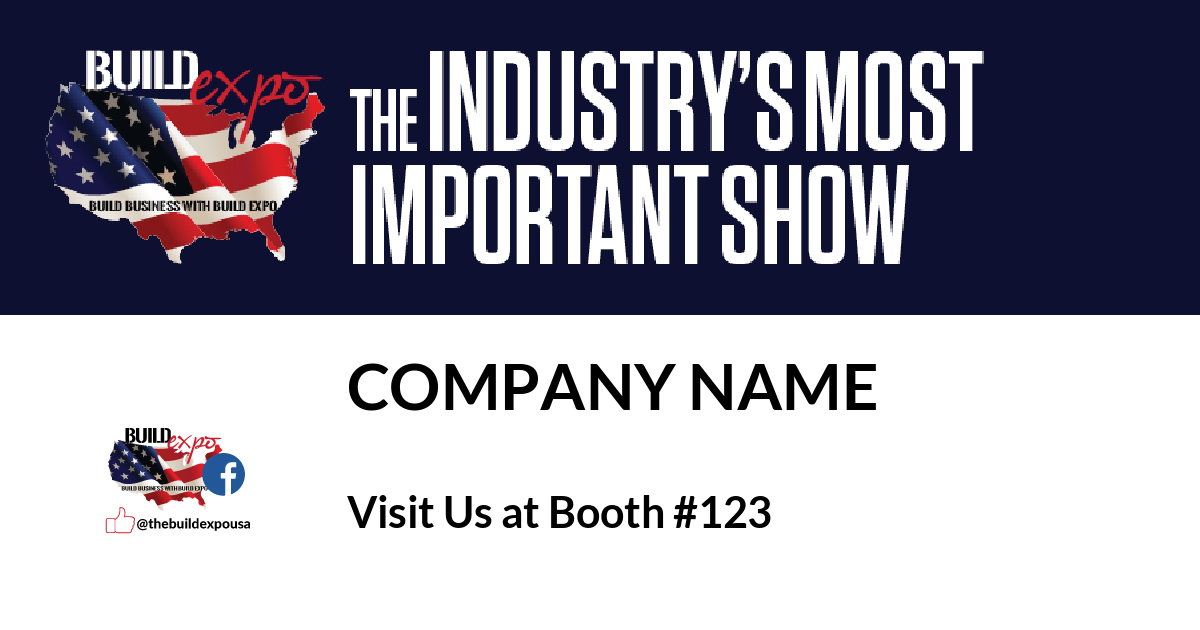 Featured image for “Company Name invites you to Nashville Build Expo”