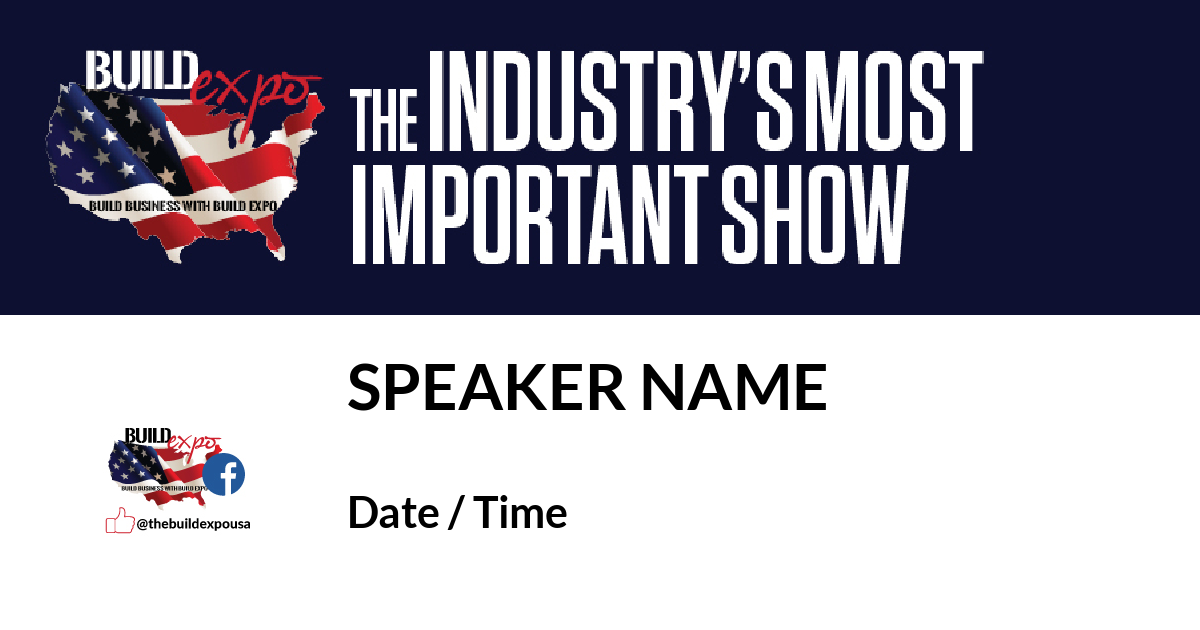 Featured image for “Class Title at the Nashville Build Expo in Room 123”