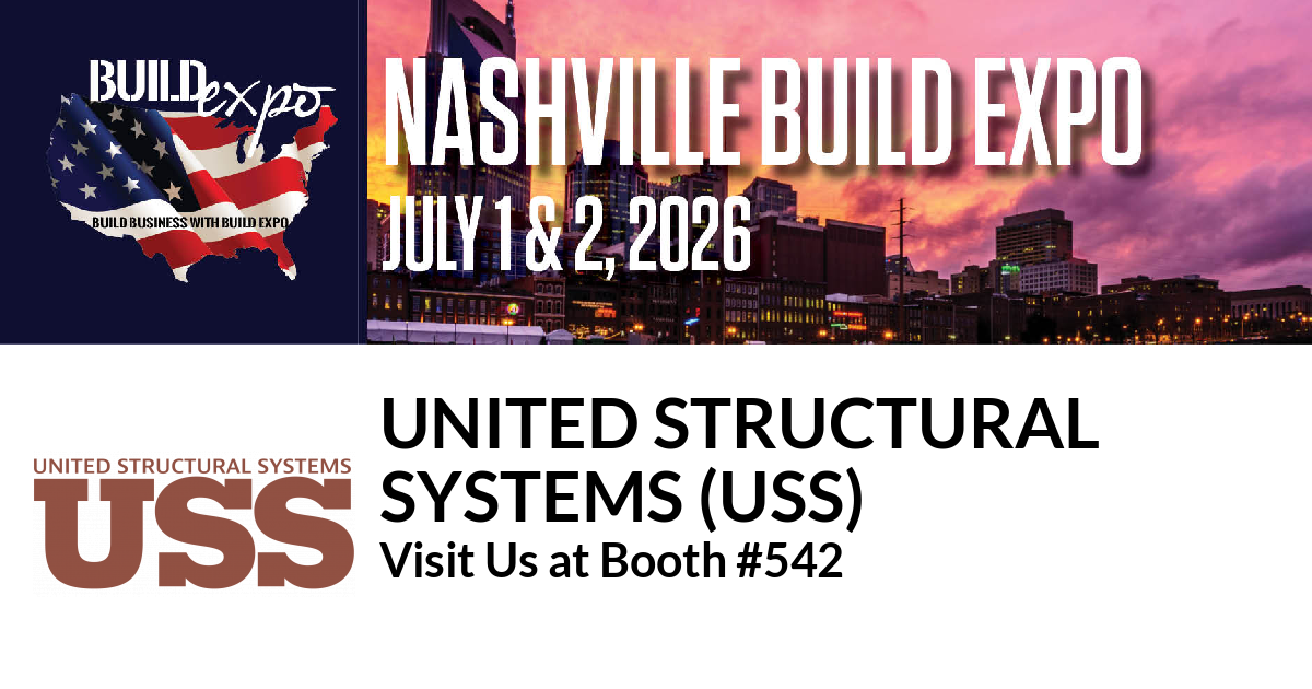 Featured image for “UNITED STRUCTURAL
SYSTEMS (USS) invites you to Nashville Build Expo”