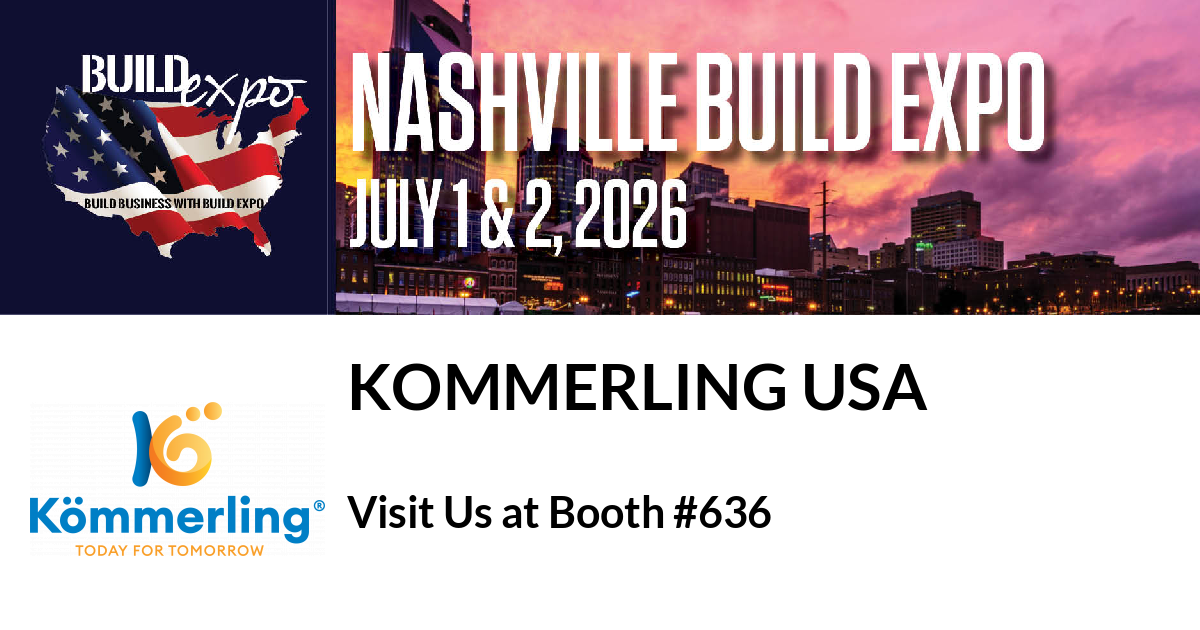 Featured image for “Kommerling USA invites you to Nashville Build Expo”