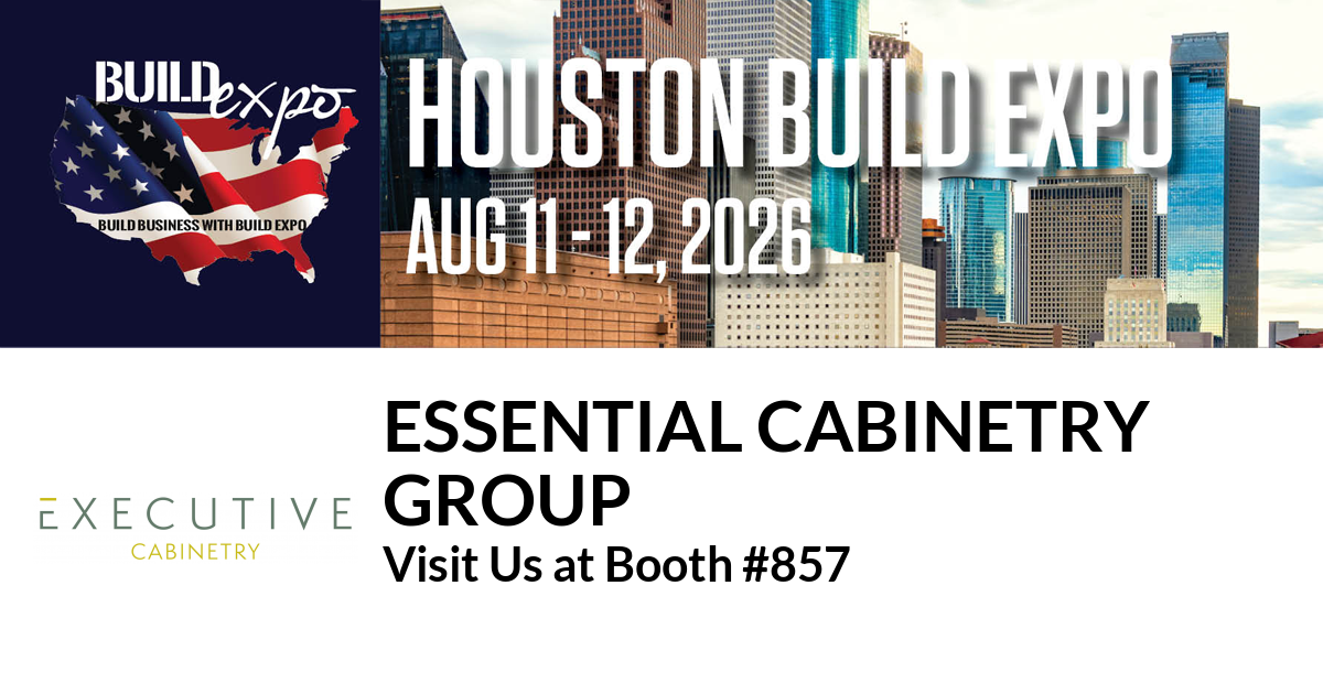 Featured image for “Essential Cabinetry
Group invites you to Houston Build Expo”