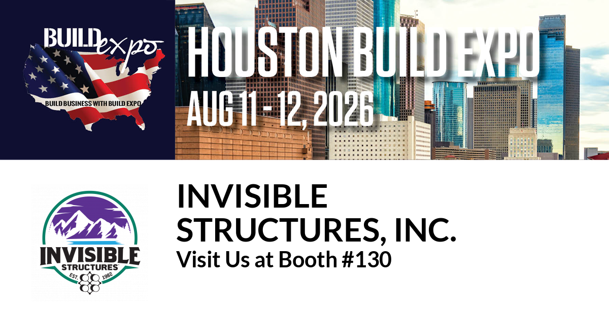 Featured image for “Invisible
Structures, Inc. invites you to Houston Build Expo”