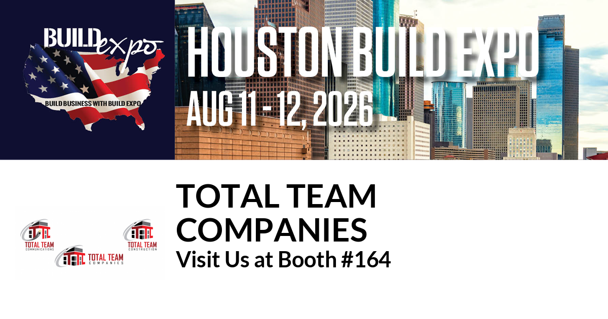 Featured image for “Total Team
Companies invites you to Houston Build Expo”