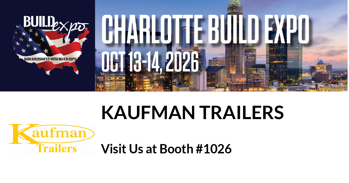 Featured image for “Kaufman Trailers invites you to Charlotte Build Expo”