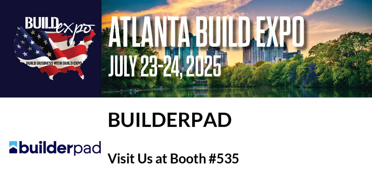 Featured image for “BuilderPad invites you to Atlanta Build Expo”