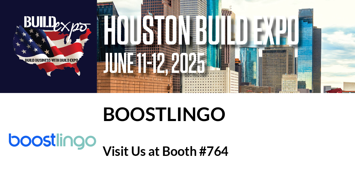Featured image for “Boostlingo invites you to Houston Build Expo”