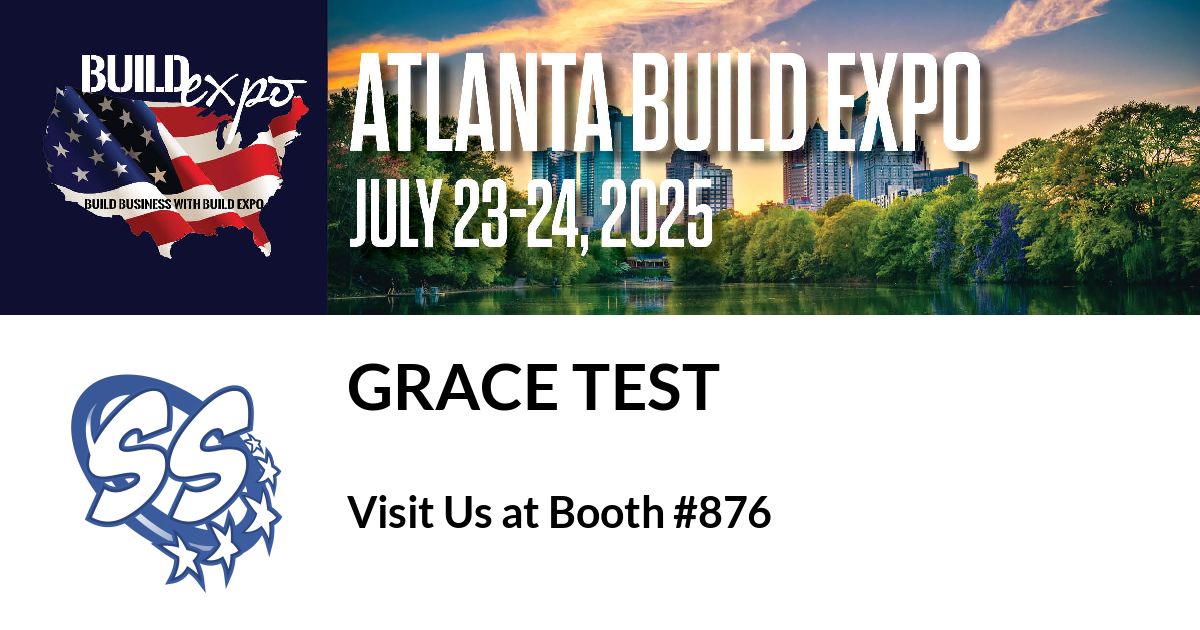 Featured image for “Grace test invites you to Atlanta Build Expo”