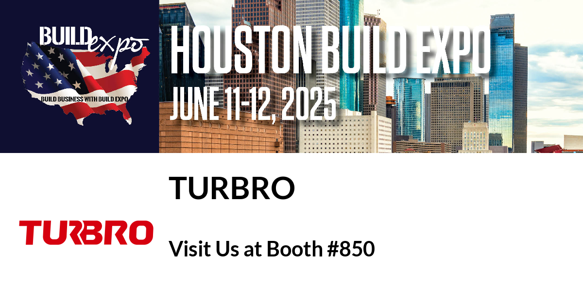 Featured image for “TURBRO invites you to Houston Build Expo”