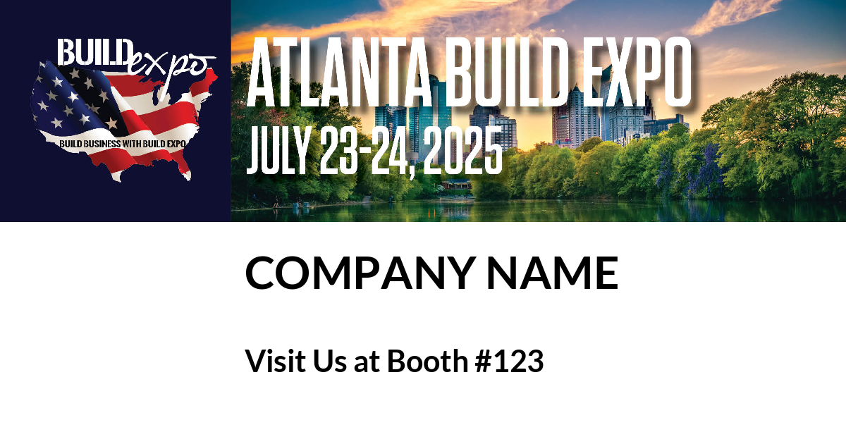 Featured image for “Company Name invites you to Atlanta Build Expo”