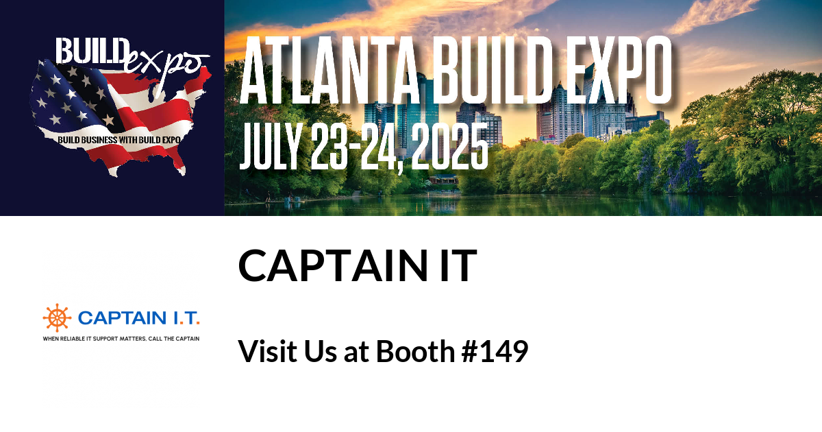 Featured image for “Captain IT invites you to Atlanta Build Expo”
