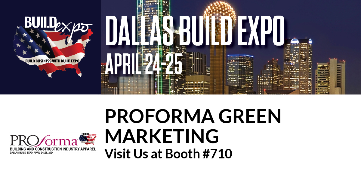 Featured image for “Proforma Green
Marketing invites you to Dallas Build Expo, April 24-25”