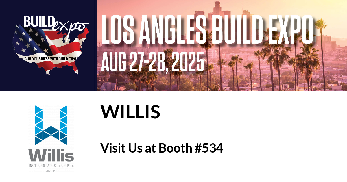 Featured image for “WILLIS invites you to Los Angeles Build Expo”